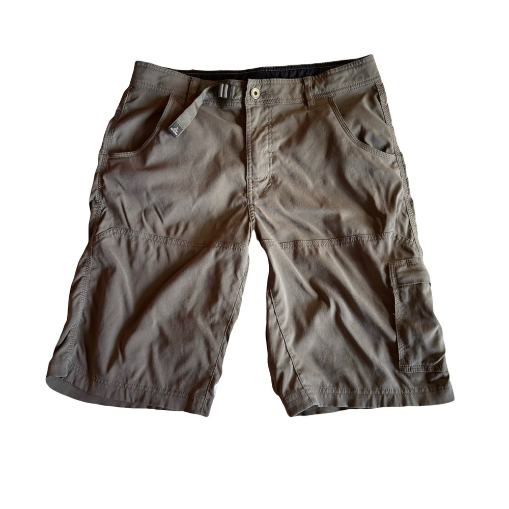 Prana Zion Stretch Hiking Shorts,‎ Khaki Tan, Size M